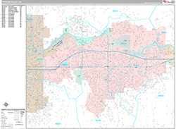 Spokane Valley Wall Map Premium Style 2026